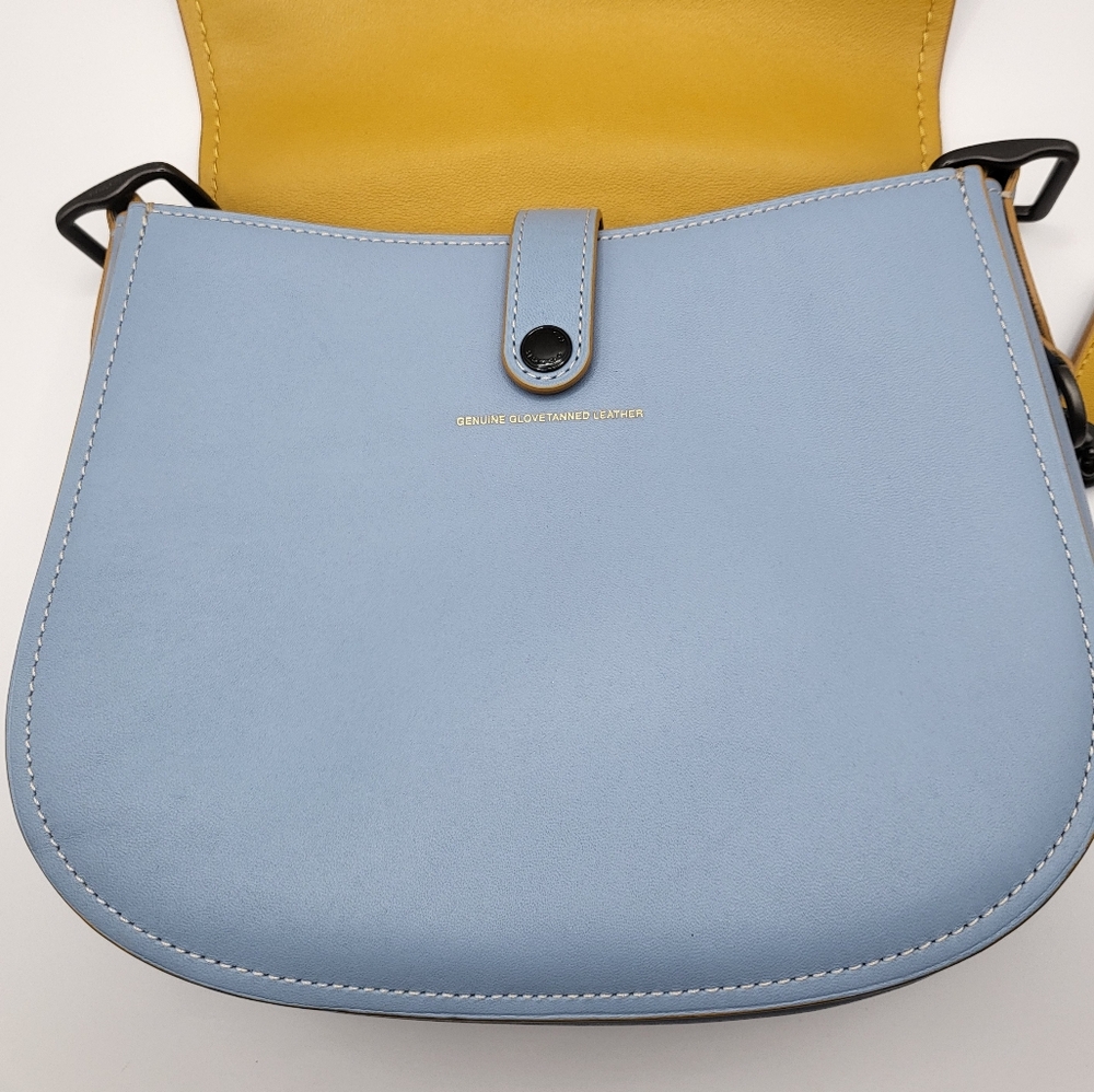 Coach 1941 Saddle Bag 23 Cornflower 20115 - Picture 8 of 10